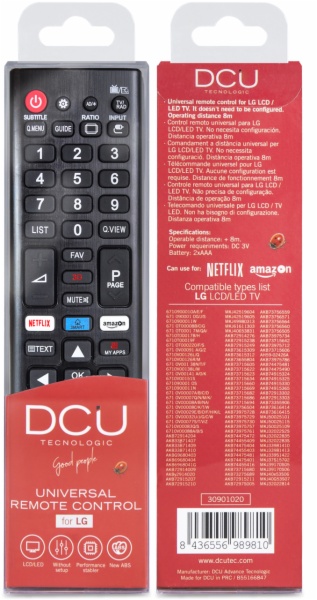 DCU Mando a distancia universal para LG Smart TV