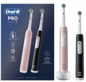 CEPILLO DENTAL BRAUN PRO 1 DUO ROSA+NEGRO