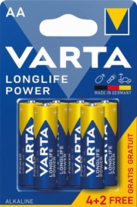 PILAS VARTA LONGLIFE POWLR06 4+2