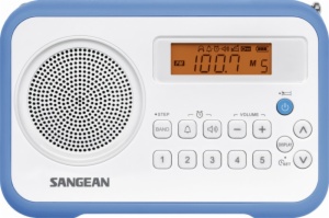 TRANSISTOR SANGEAN PR-D18 BLANCO-AZUL