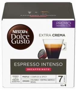 CAPSULAS CAFE DOLCE GUSTO ESP.INTENSO DESCAFEI