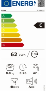 LAVADORA BALAY 3TS984XE