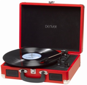 GIRADISCOS DENVER VPL-120 RED