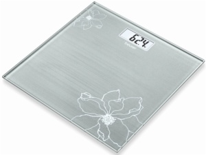 BASCULA BAÑO BEURER GS 10 GRIS FLOR