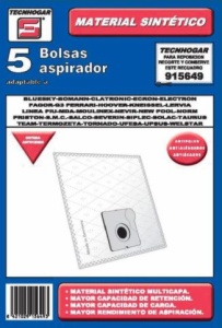 BOLSA ASPIRADOR TECNHOGAR TAURU.915649 5P SINT
