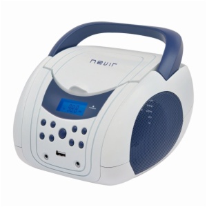 RADIO CD NEVIR NVR-483UB BLANCO/AZU